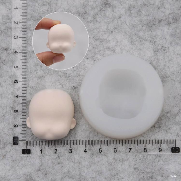 Baby Head Mould Clay Resin Mould for Making Cake Fondant Decorations