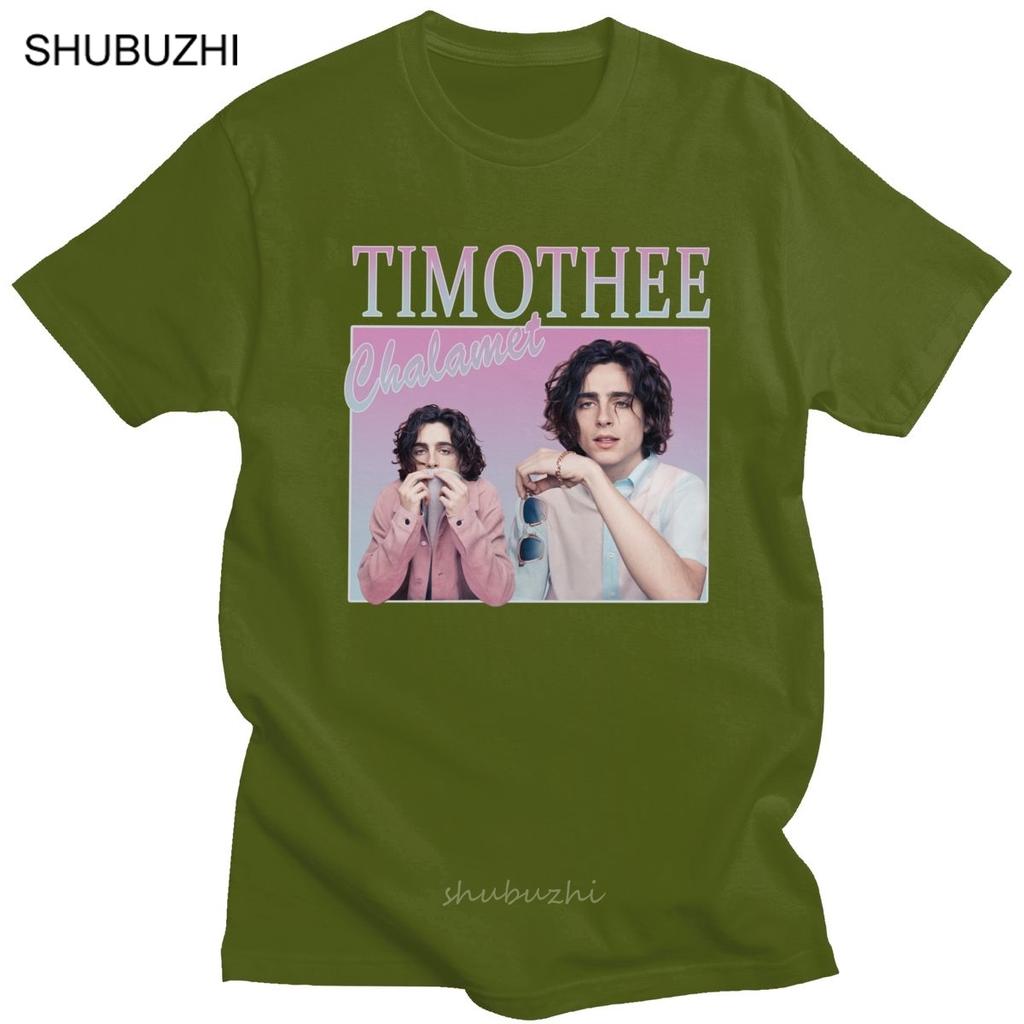 Timothee Chalamet T Shirt for Unisex Pure Cotton Awesome Tshirt Oneck Short Sleeves Vintage 90s Aesthetic TV Tee Top Apparel Gift