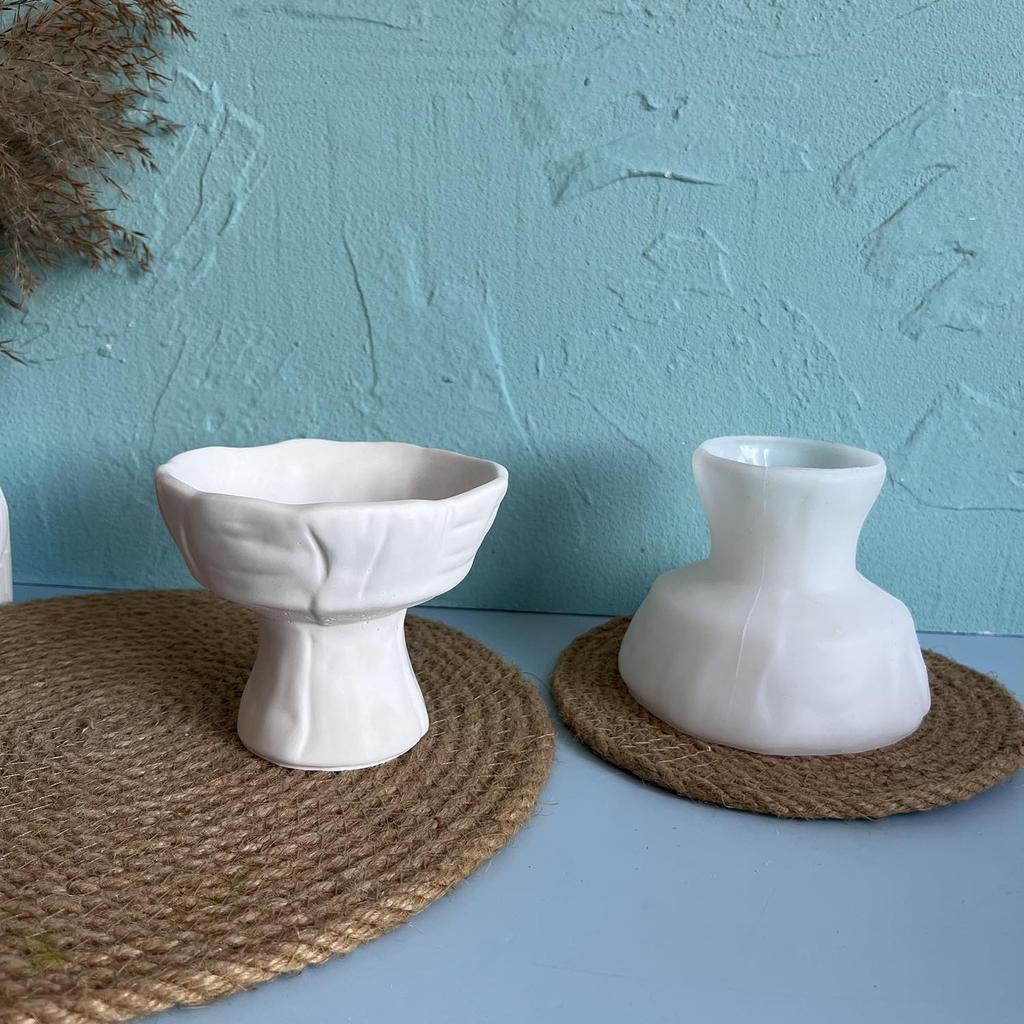 Hoher Becher Silikonform Kerzenbecher Kerzenglas Gipsform Harz Tropfenformen