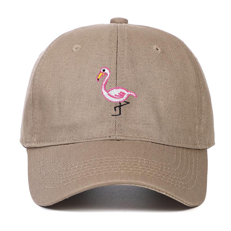 Embroidered Flamingo Soft Baseball Cap for Men & Women - Sun Protection Dad Hat