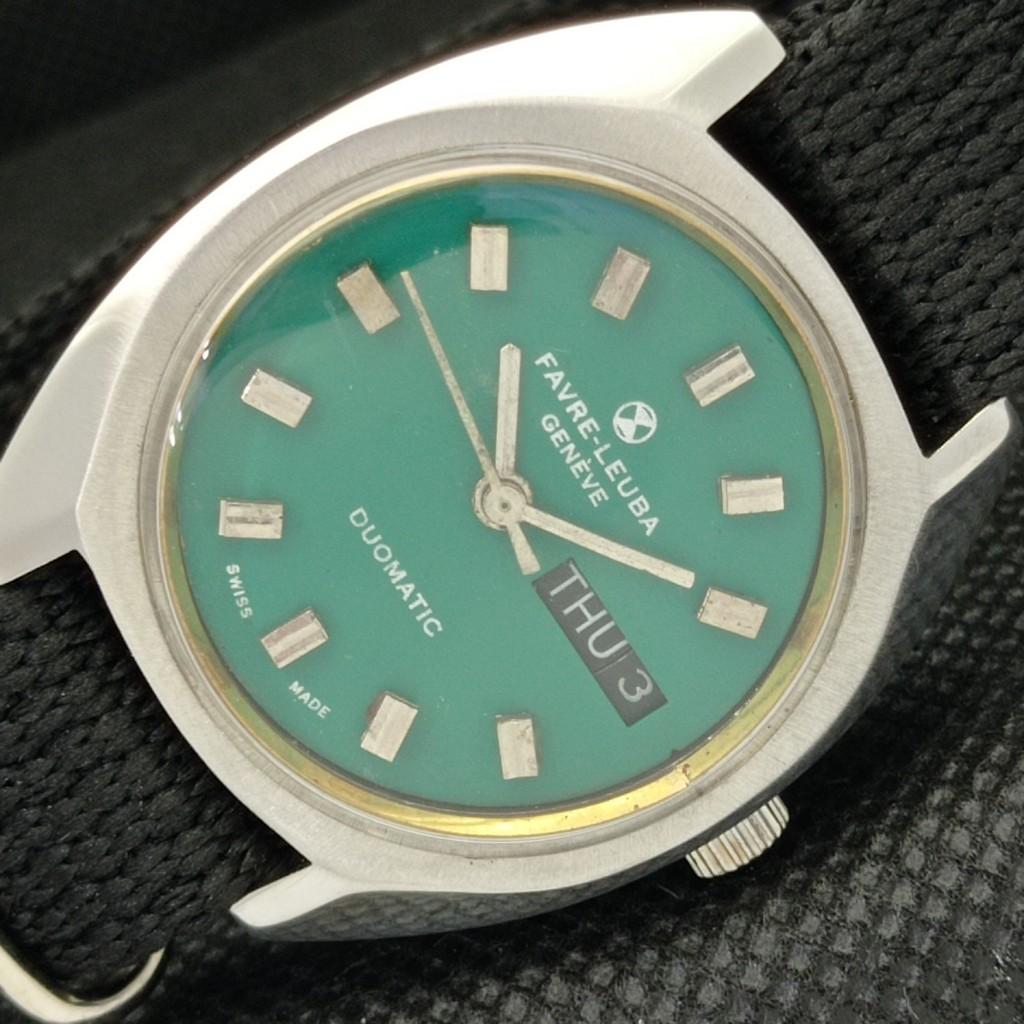 

Б/У FAVRE LEUBA GENEVE DUOMATIC ШВЕЙЦАРСКИЕ МУЖСКИЕ ЧАСЫ a310732-1 Sku589-a310732
