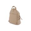 Maison Margiela Glam Slam White Logo Tag Zip Closure Ruched Napa Leather Shoulder Crossbody Bag Women bags Beige S56WA0014P4300T2070