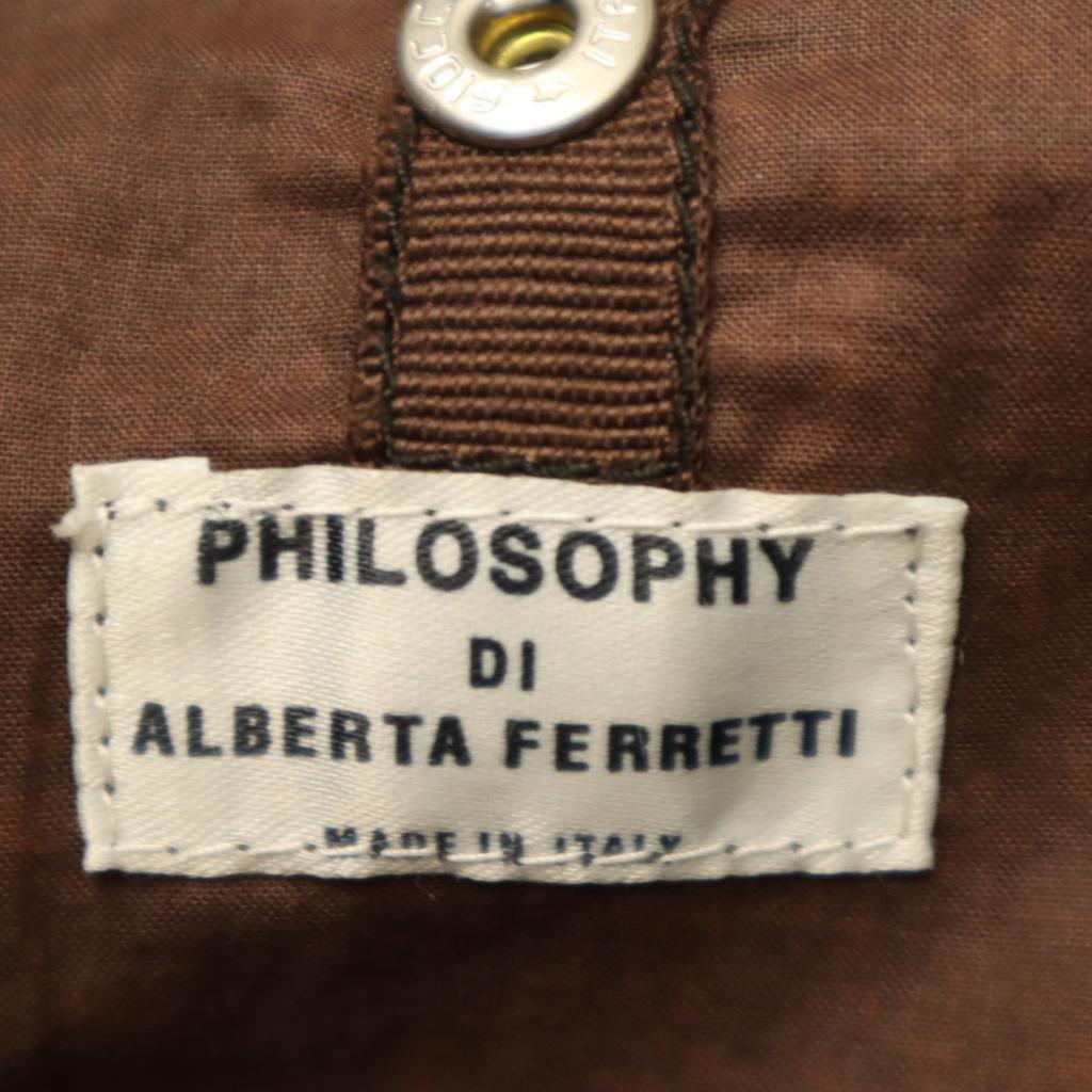 PHILOSOPHY DI ALBERTA FERRETTI manteau Marron Femme Occasion