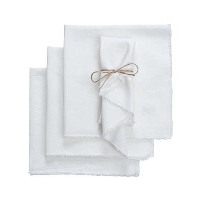 4PCS Rustic Style Cotton Linen Napkins Soft Eco-Friendly Placemats Decorative Solid Color Linen Table Decor Food Backgrounds