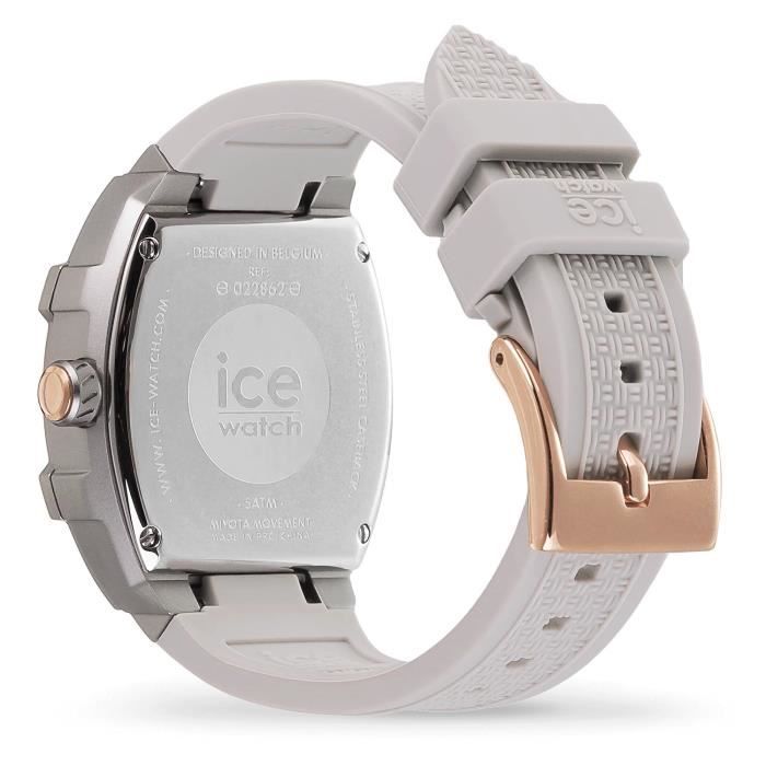 Montre Ice Watch - Femmes - 022862 - Gris Silicone - Quartz - 5 Atm - Sport