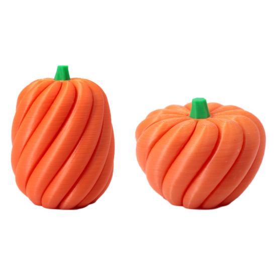 Ornamento Zucca Stampato in 3D, Giocattolo Decompressione Portatile, Modello Puzzle Antistress a Rotazione Spirale per Bambini e Adulti