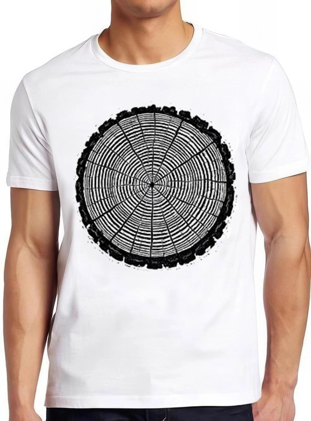 Tree Rings Woodcut Camping Outdoors Hiking Nature Funny Gift Tee T Shirt 2690 XXL