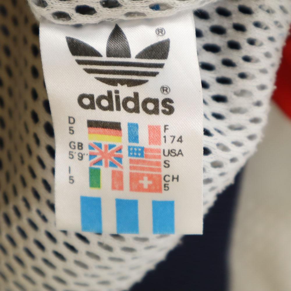 Adidas 80s Vintage International Flag Tag Trefoil Logo Multicolor Blouson Men's Used
