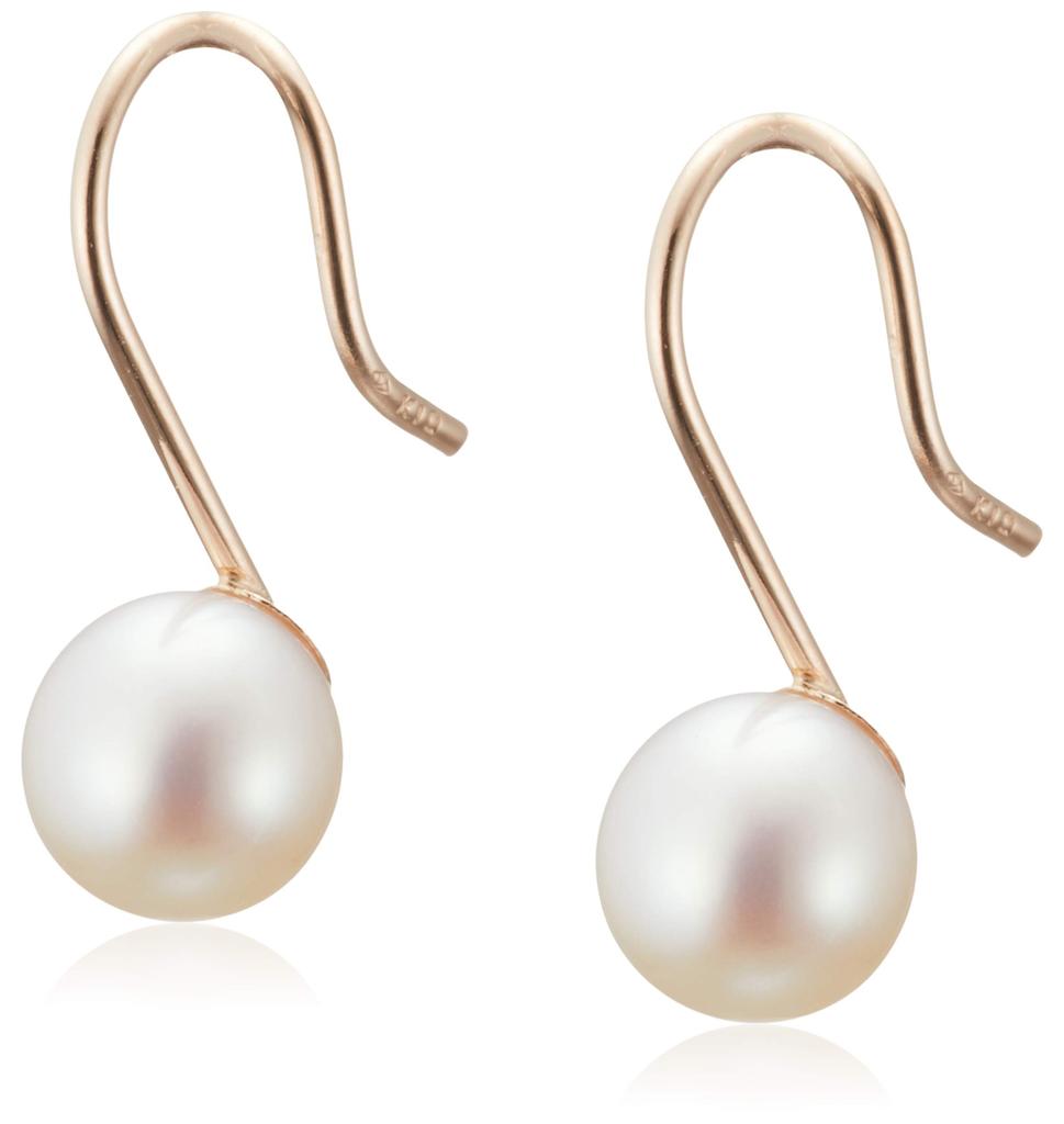 VA Vendome Aoyama 10K Pink Gold with Freshwater GJAA0188 PF [Official] Earrings, Pearl,