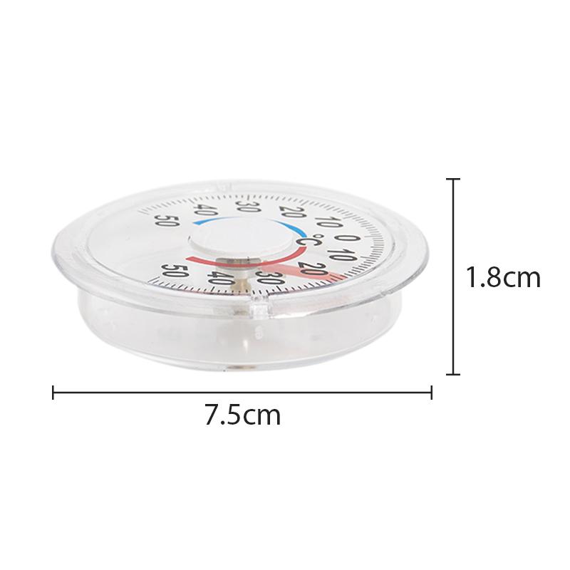 Round Plastic Door And Window Thermometer Pointer Type Cold And Heat Watch