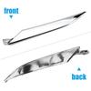 2pcs Chrome Grille&Headlight Trim Moding For Honda HRV HR-V    71163-T7A-J01 71168-T7A-J51 Front Left Right Hood