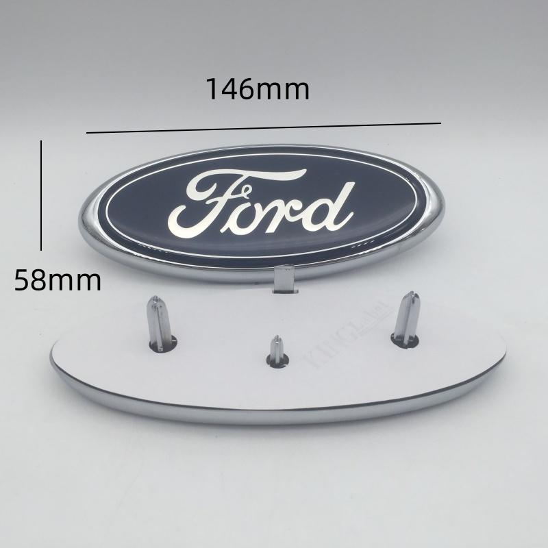 Samolepka na auto 1ks 3D modrá pro ford Přední kapota auta Znak na kapotě Zadní nárazník Kufr Kryty volantu Samolepka Odznak D