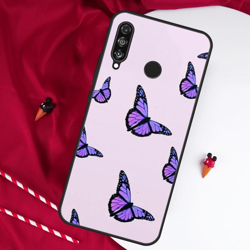 Cute Aesthetic Butterfly For Huawei Nova 12s 11i 12i 10 9 SE 5T Y91 Y90 Y60 Y70 Y72 Y61 P20 P40 P30 Lite P60 Pro Case
