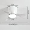 6-speed Adjustable Electric Ceiling Fan Light Mini 22 Inch LED Ceiling Fan With Light Household Inverter Ceiling Fan Lamp