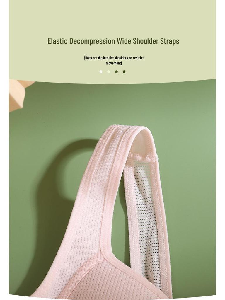 Anfiya Junior High Breathable Girl's Bra - Soft, Smooth Pullover Vest Design