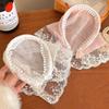 New White Lace Hair Bands Hoop For Women Elastic Triangular Scarf Girls Rural Style Seaside Hairband Headwear Hair Accessories