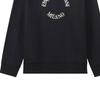 Emporio Armani Ss23 Letter Logo Embroidered Crew Neck Long Sleeve Sweatshirt Men Sweatshirt Black 6L1MC3-1JQNZ-0031