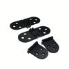2 Sets 180 Degree Door Hinges High-Quality Zinc Alloy Flush Cabinet Hinges Round Door Hinges Furniture Accessories