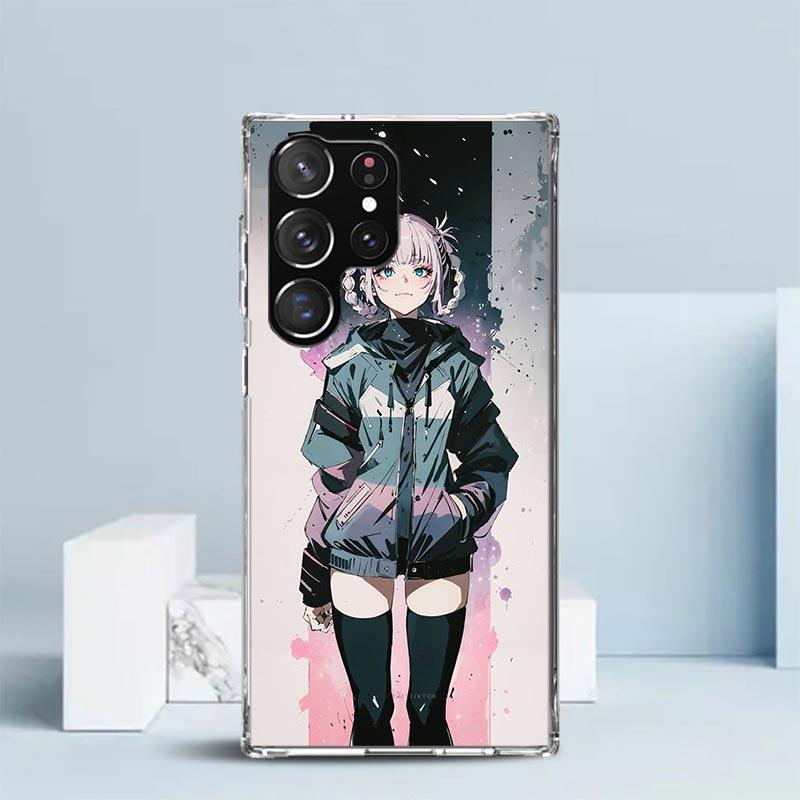 Nazuna Nanakusa Anime Soft Cover for Samsung Galaxy S25 Edge S26 S24 S23 Ultra Phone Case S22 S21 Plus S20 FE Print Pattern Shel