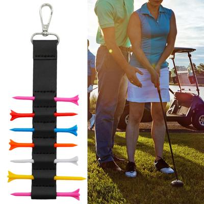 Golf-Teehalter-Tasche Beutel Display Wasserdicht Tragbar mit 7 Tee-Set