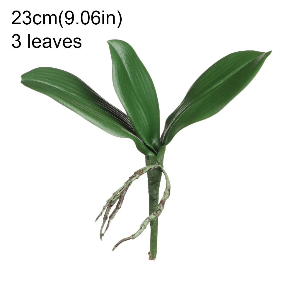 1PC Simulation Leaves Phalaenopsis Leaf Artificial Plants Plastic Grass Flowers Orchid Leaves Wedding Festival Spring Home Decor