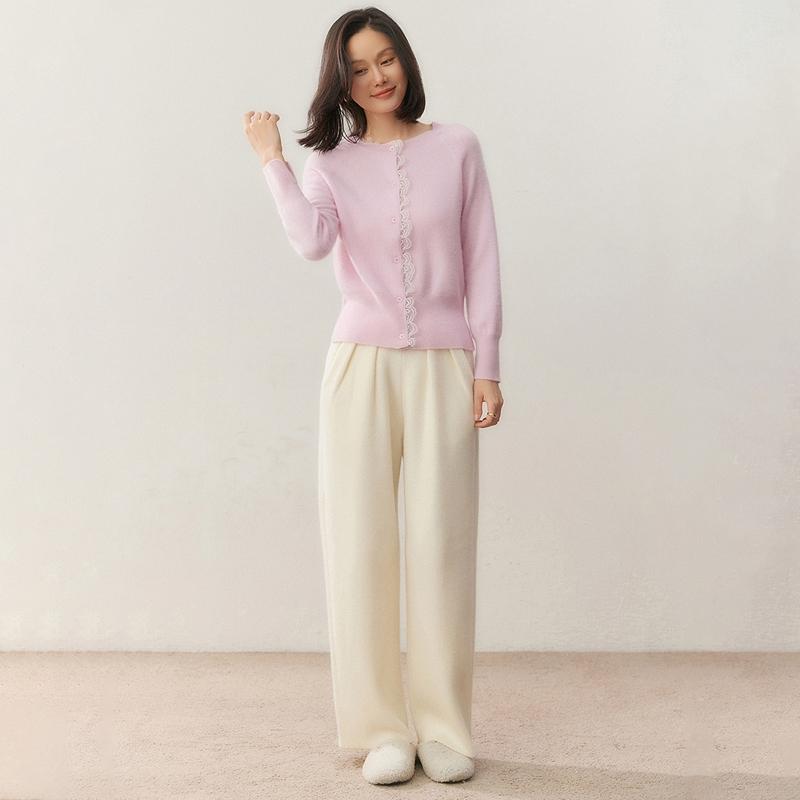 Qinghe 100% Pure Cashmere Women's Sweater - Ultra Soft Luxury Winter Pullover