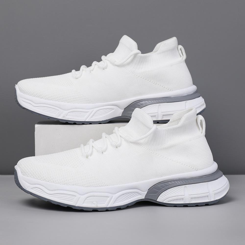 Herrenschuhe Neue Fliegende Gewebte Atmungsaktive Trendige Modeschuhe Herren Studenten Schuhe Herrenmode Lässiger Sneaker