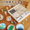 Children'S Creative Diy Log Painting Natural Original Piece Branch Painting Kindergarten Handmade Material Package