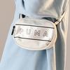 Puma Core Color Block Fabric Shoulder Bag Women Bags Smoke-Gray 077391-02