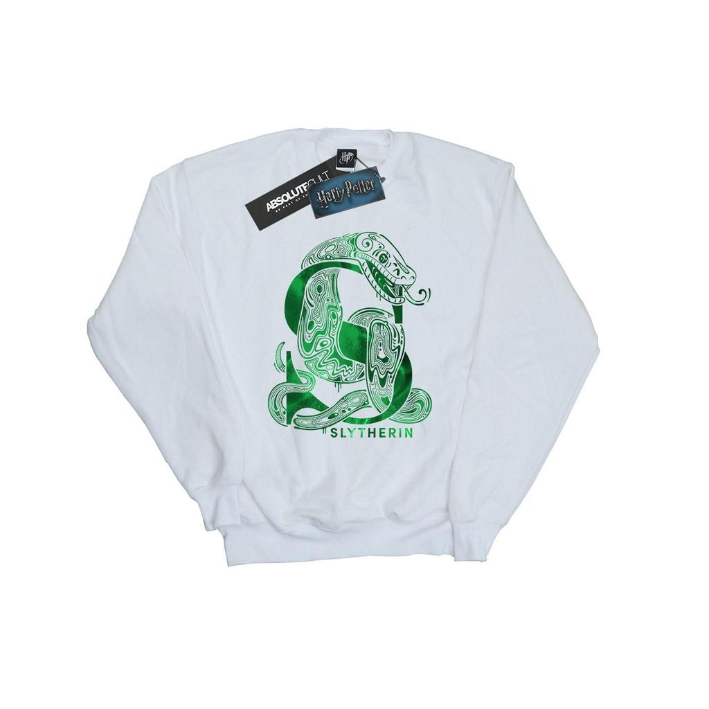 HARRY POTTER Mens Slytherin Snake Sweatshirt