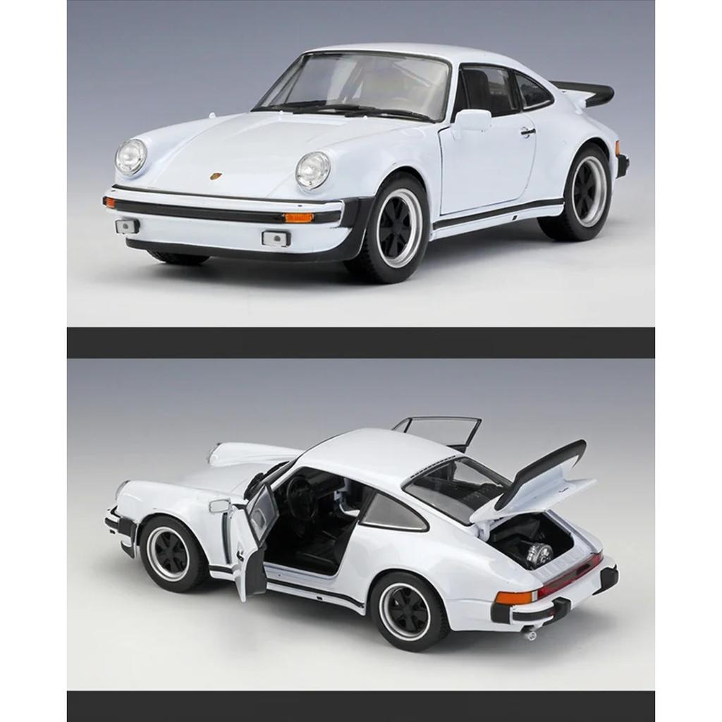 Welly 1/24 1971 Porsche 911 Turbo 3.0 Alloy Sports Car Model Diecasts Metal Classic Vehicles Car Model High Simulation Kids Gift
