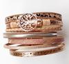 Hollow Tree of Life Multi-Layer Pearl Leather Bracelet with Magnetic Clasp