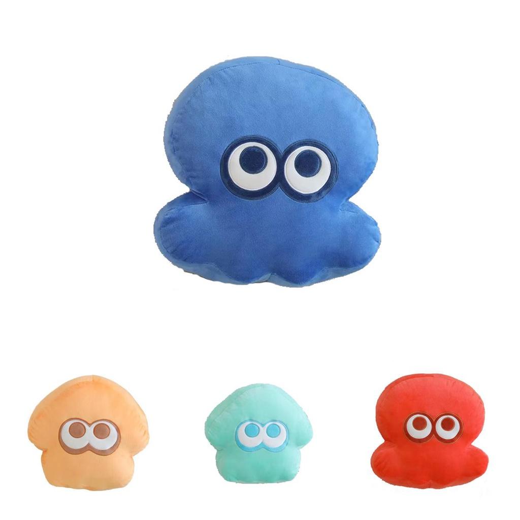 Splatoon Octopus Plush Pillow Cushion For Kids Orange Blue Yellow White Purple Red Dark Blue
