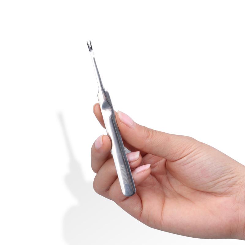 Cuticle Pusher Professional Stainless Steel Nail Cuticle Remover Callus Dead Skin Fork Nail Manicure Pedicure Tools