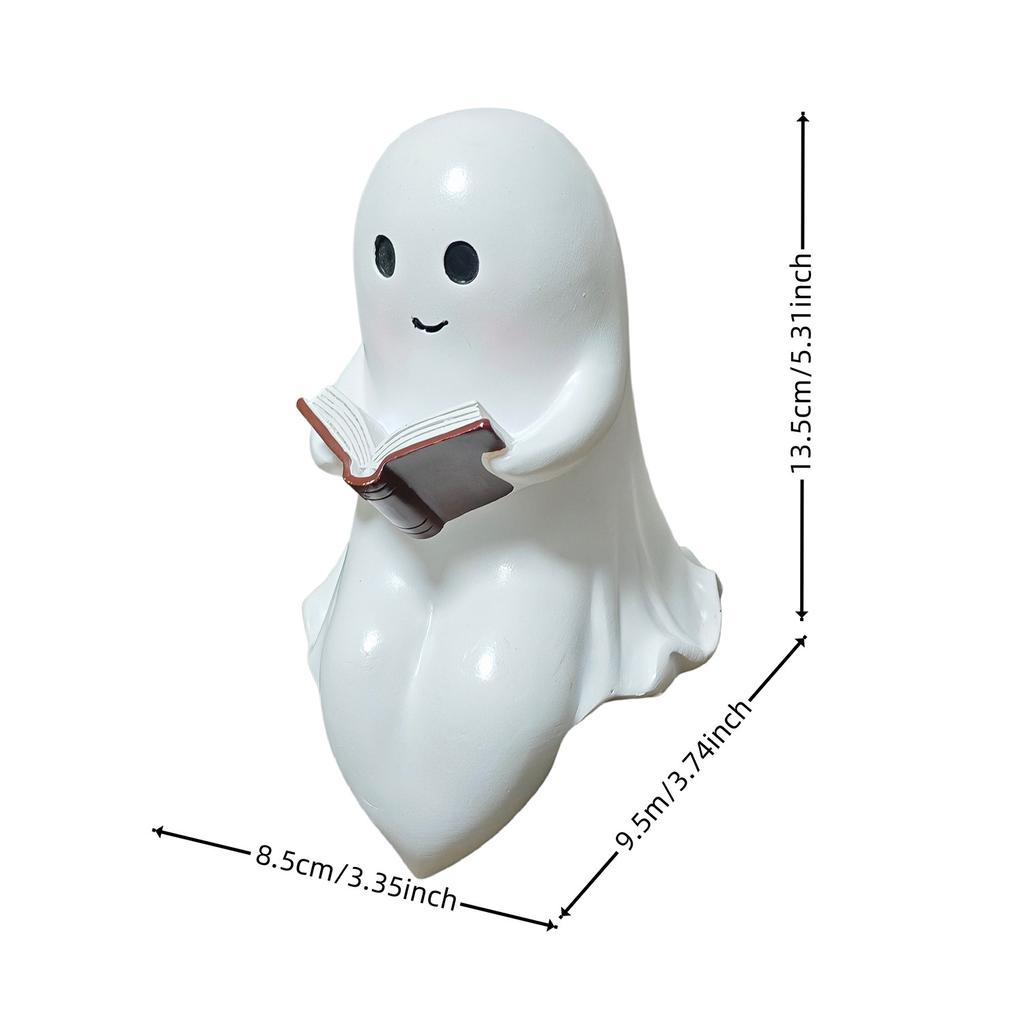 Halloween Witch Decor Table Lamp, Vintage Resin Witch Figurine Lights