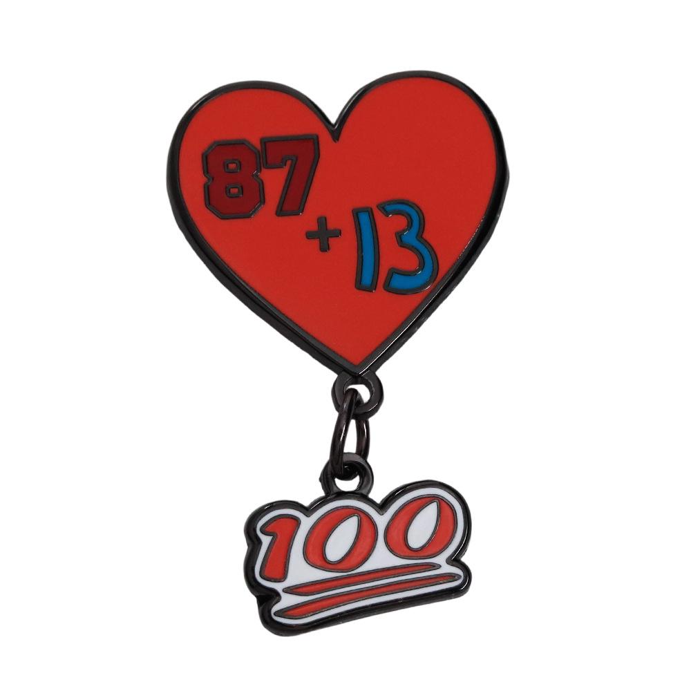 Creative Enamel Pendant Badge Brooch - Party Accessory & Gift