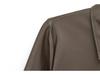 Women's 2025 Faux Leather Long-Sleeve Belted Shirt Dress – Winter Collection
