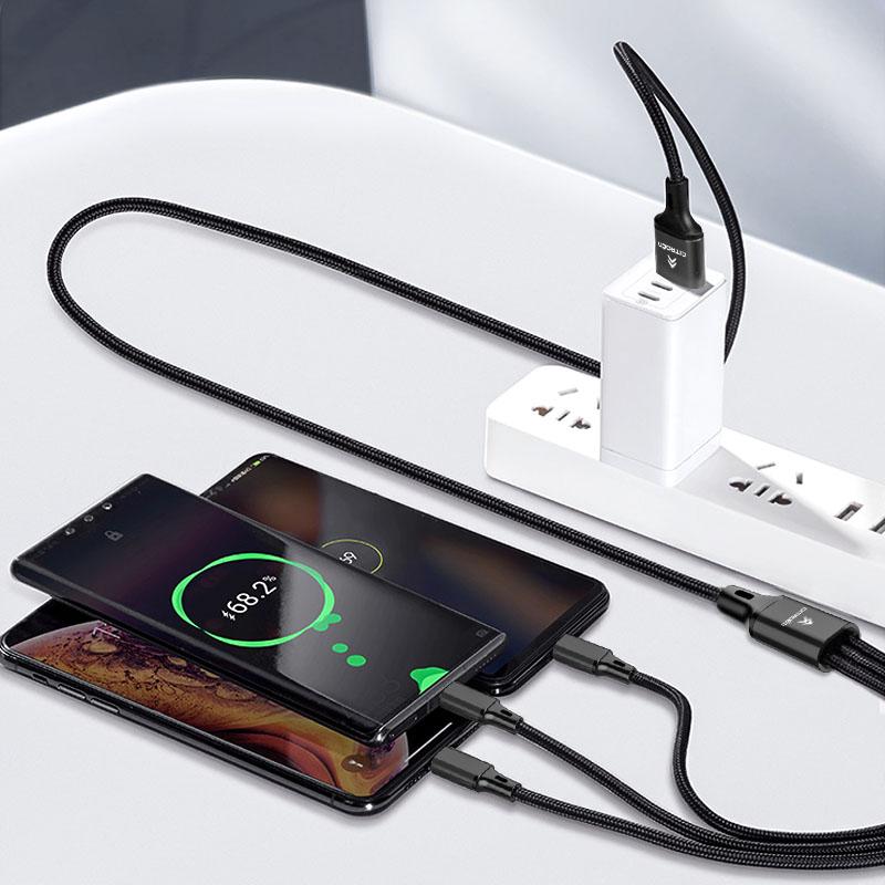 ASX2 3A Car Inside USB C Cable Super Fast Charging Micro Type C For Citroen C3 C5 C5X C4 X e-C3 C-Elysee Berlingo C1 C-Crosser C6 C2