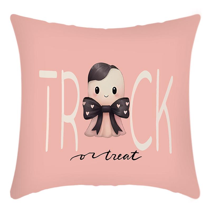 New Halloween Pillow Sofa Living Room Pillow Pillow Ghost Letter Print Pillow Cover