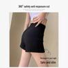 Women's High-Waisted Black A-Line Shorts, Summer 2024 Slimming Style