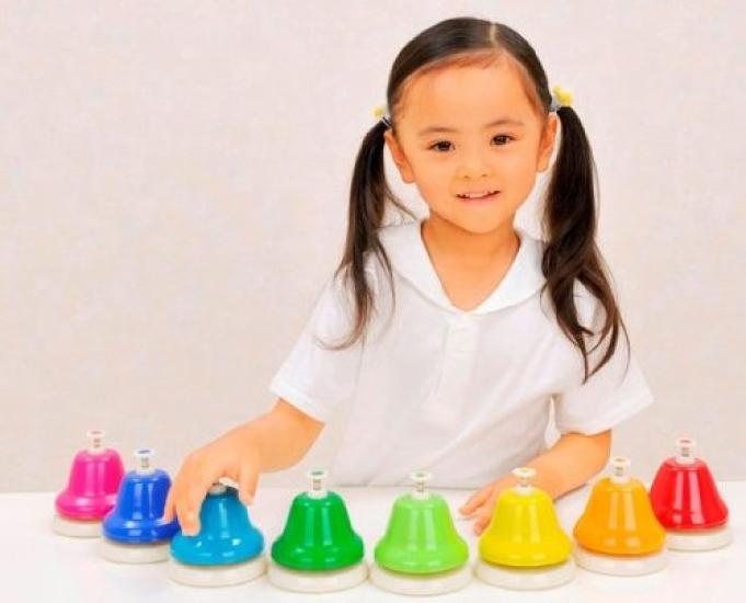 

Радужный музыкальный настольный колокольчик