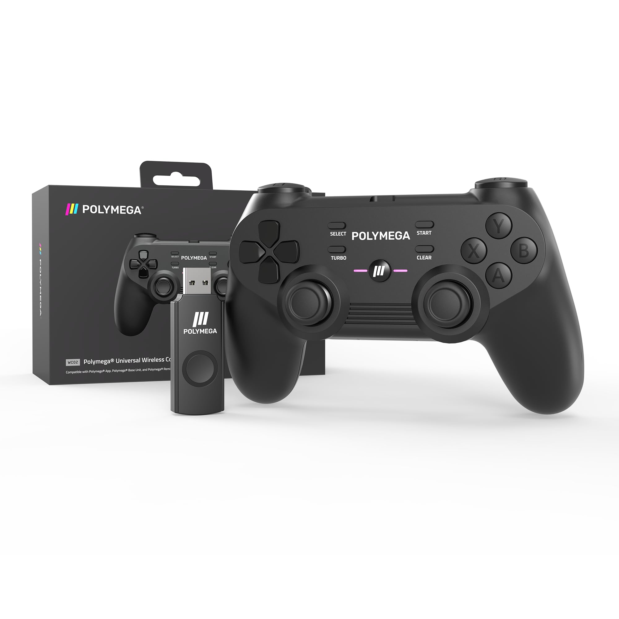 

Polymega WC02 Wireless Controller USB Receiver Included specifications as PM01 base unit bundled [Same version] PM-WC02-01