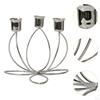 Decorative Iron Candelabra for Office And Bathroom with Pillar Candle Holder