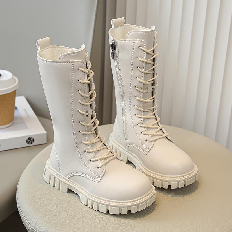 Girls boots 2026 spring and autumn children s new children s Martin boots little girl high boots 27