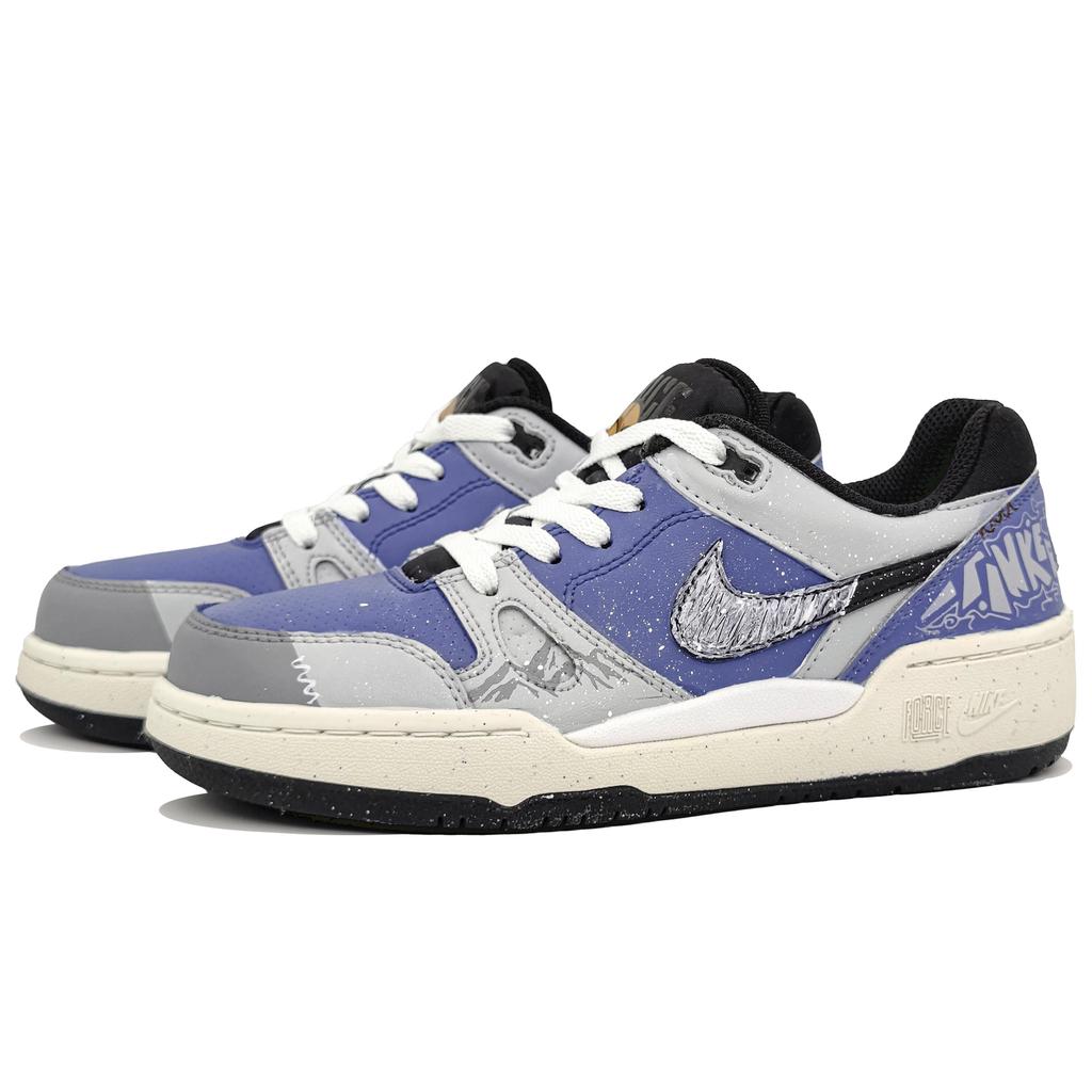 Nike Full Force Slip Resistant Abrasion Resistant Slip Resistant Abrasion Resistant Low top Skateboard Shoes Men's FB1362-101(Team400-)