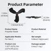 2pairs Propellers for DJI NEO 2 Drone Accessories Low Noise Wings Replacement Propeller Blades with Screws and Screwdriver Blade