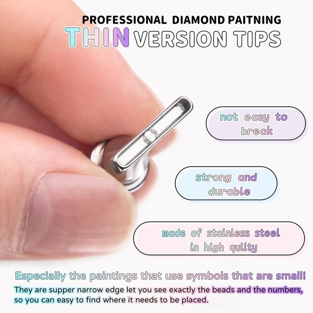 Cross Stitch Accessories New Threaded Bits Accessories Point Drill Pens for Embroidery Nail Art