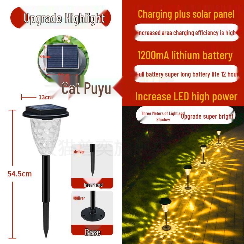 Waterproof Solar Garden Lights for Outdoor Lawn and Courtyard Decoration