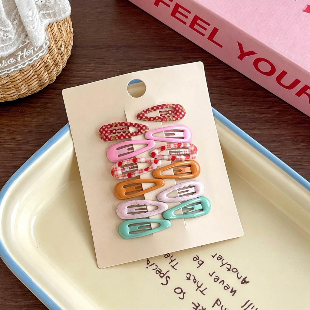 Children's Hair Clips Small Water Drop BB Clip Hairpin Barrettes Bangs Side Clip Kids Headwear Baby Girl Hair Accessories