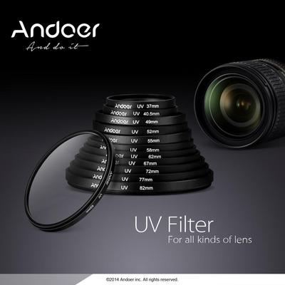 49/52/55/58/62/67/77/82 mm UV ultrafialový filtrový chránič objektivu pro digitální zrcadlovky Canon Nikon